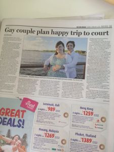 gay couple plan happy trip to court